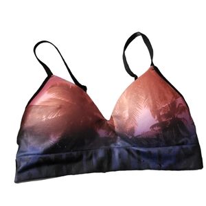 VICTORIA SECRET PINK Tropical Sports BRA PADDED TROPICAL
